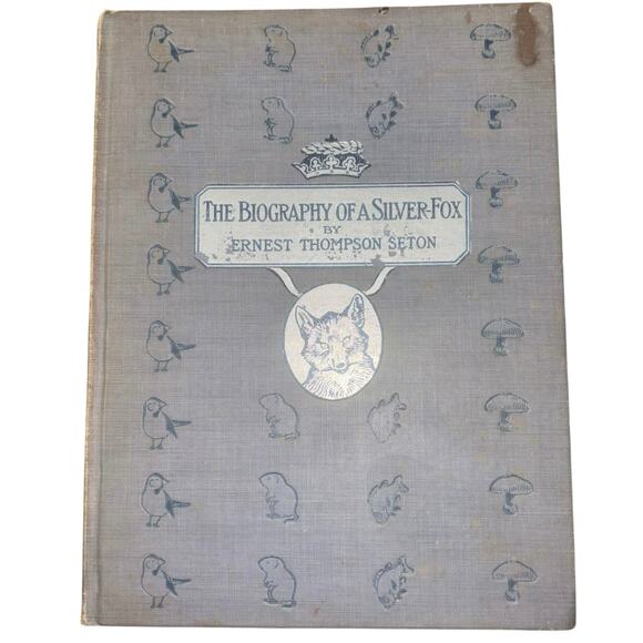 The Biography of a Silver Fox Ernest Thompson Seton Book 1909 100 Illustrations - Picture 1 of 13